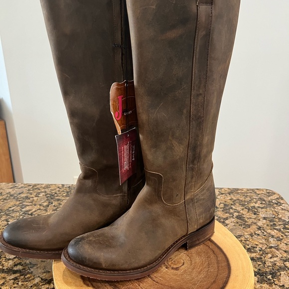 NWT Justin leather knee high boot 7.5 woman’s - Picture 5 of 11